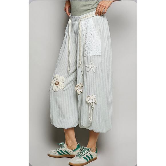 POL Mint Ribbed Joggers - Picture 2 of 5